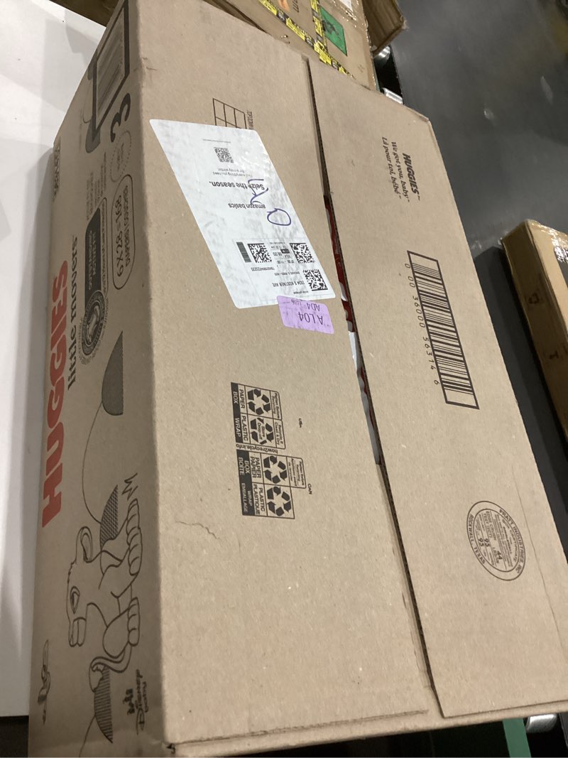 Condition photo showing New/Like New for Huggies Size 3 Diapers, Little Movers Baby Diapers, Size 3 (16-28 lbs), 168 Count (6 Packs of 28), Packaging May Vary