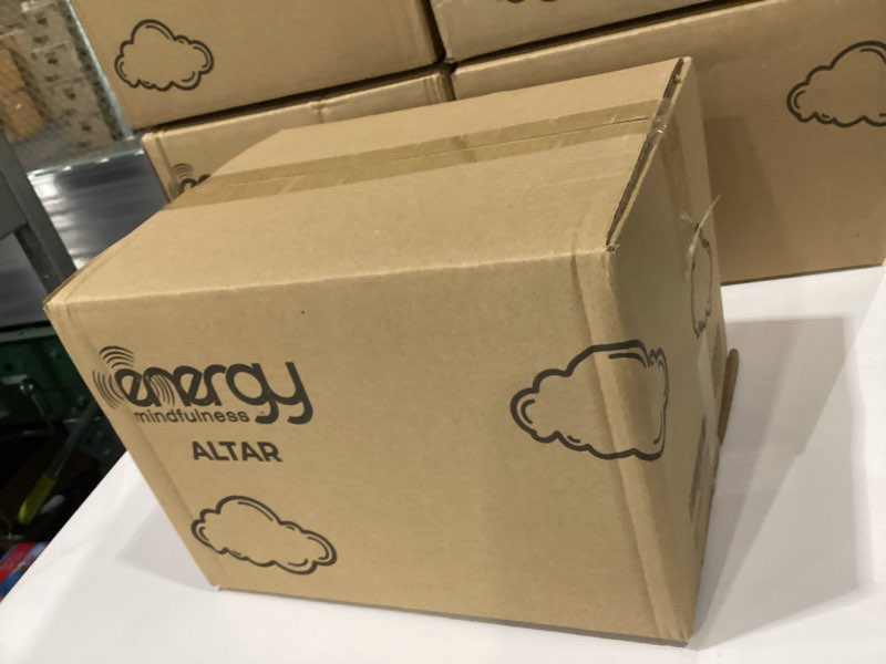 Condition photo showing New/Like New for Energy Mindfulness Bamboo Meditation Altar Table – Wooden Ritual Table for Meditation, Crystal Display, Energy Healing, and Spiritual Home Décor