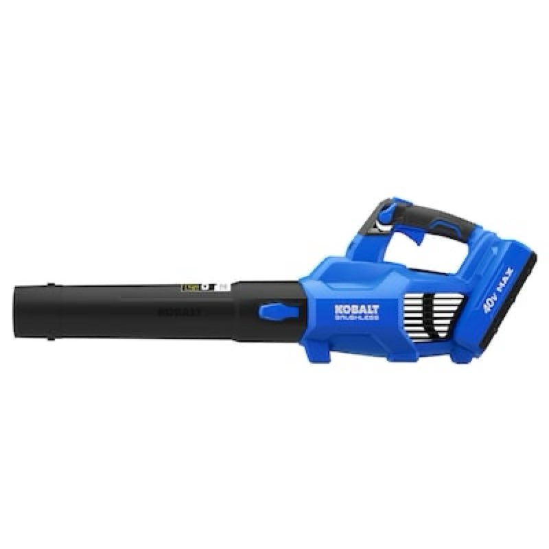 kobalt gen4 40v 520-cfm 120-mph cordless  handheld leaf blower battery and charger not included