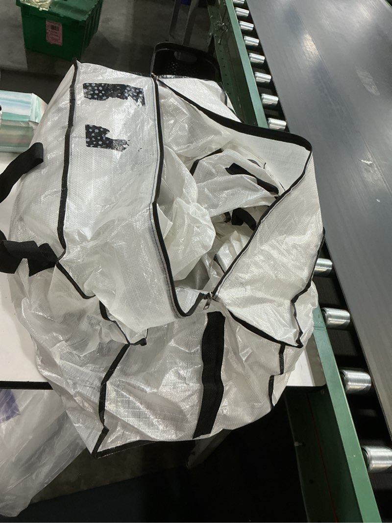Condition photo showing As Is for pack of large plastic zip bags