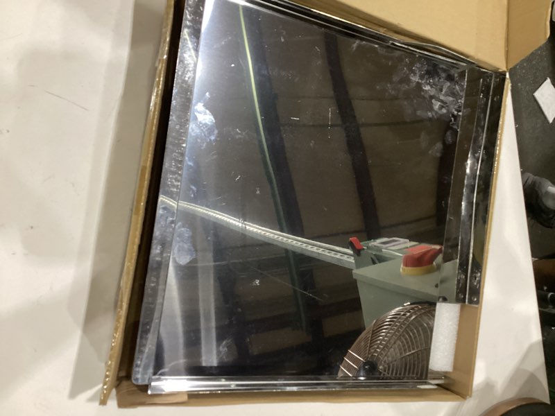 Condition photo showing As Is for hiorucet grease tray with catch pan for charbroil, nexgrill, dyna glo, kenmore, bhg, expert, backyard, uniflame, members mark, monument grill replacement parts, adjustable 30''-36'' gas grill drip pan