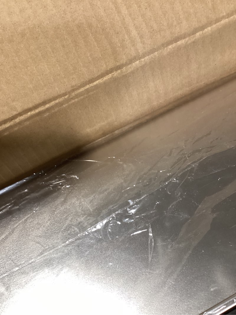 Condition photo showing Good Condition for aiperro stainless steel litter box extra large for big cats and multi-cats | jumbo extra large metal cat box with high sided lid, anti-urine leakage, non-stick,include litter scoop dark gray xxx-large