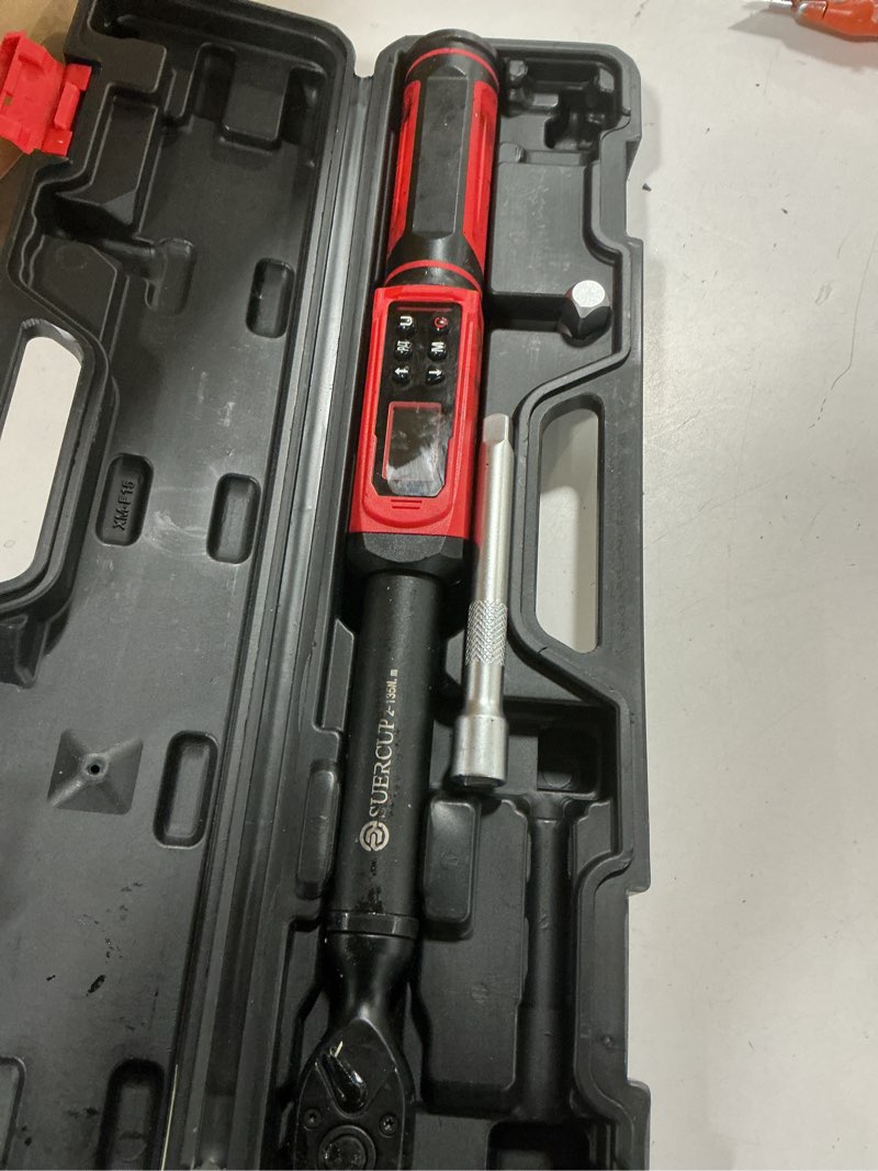 Condition photo showing As Is for Uharbour Digital Torque Wrench 1/2 Drive, 3.8-250.8 Ft.lb Range, 1/2 Digital Torque Wrench ±1% Accur