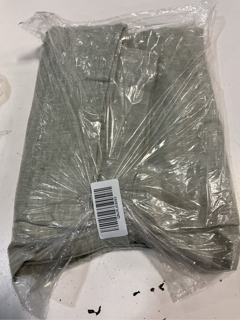 Condition photo showing Good Condition for european linen curtain, 48x108, sage single panel