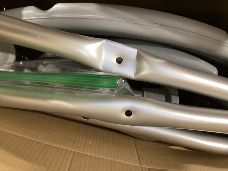 Condition photo showing Good Condition for Medline Bath Chair, Bench, Seat, Stool for Disabled, Seniors & Elderly Bathroom Transfer Inside Shower/Tub/Bathtub – 400 Lbs. Capacity, Gray