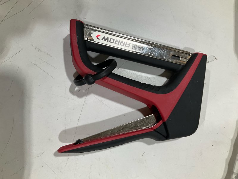 Condition photo showing As Is for arrow t50x stapler heavy duty, medium, manual staple gun