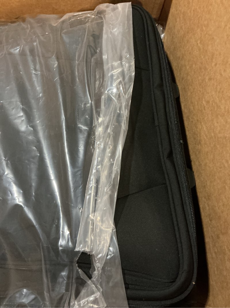 Condition photo showing Good Condition for MATEIN Rolling Garment Bag with 2 Packing Cubes, Large Check-in Travel Garment Bags with 17.3 Inch Laptop Compartment, Wrinkle Free Wheeled Business Softside Suitcase Luggage for Men and Women, Black