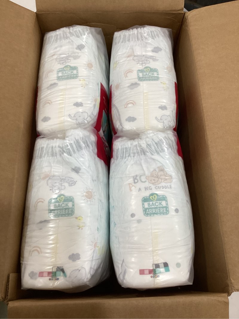 Condition photo showing New/Like New for pampers diapers - swaddlers 360° - size 5, 116 count, up to 100% leakproof comfy dry fit, designed for easy changes, pull on baby diaper (packaging may vary) size 5 116