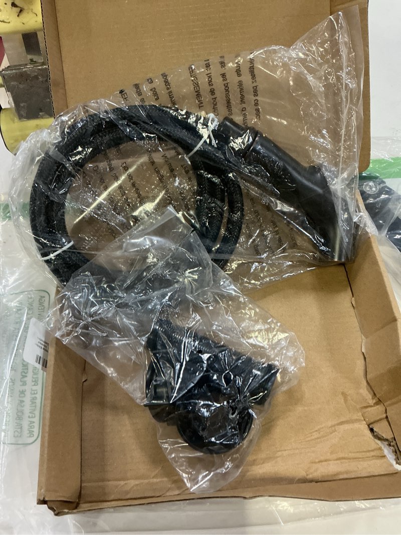 Condition photo showing New/Like New for oil rubbed bronze kitchen sink sprayer replacement, universal side sprayer, abs plastic construction, 1/4'' female thread, nylon braided pet hose