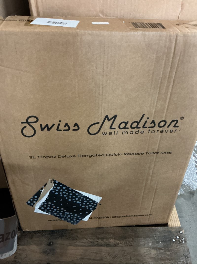 Condition photo showing Good Condition for swiss madison well made forever sm-qrs58, quick-release uf seat for st. tropez vortex™ flush toilets, white