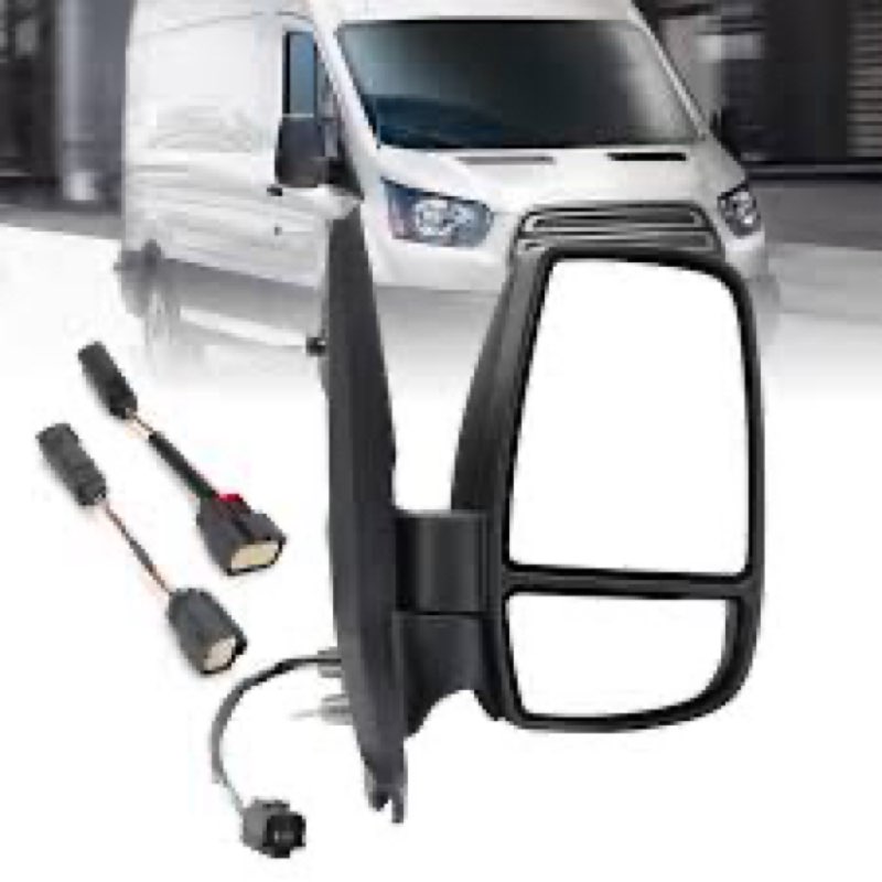 AUTOSAVER88 Door Mirror Right Passenger Mirrors Compatible with 2015-2021 Ford Transit 150 250 350 P
