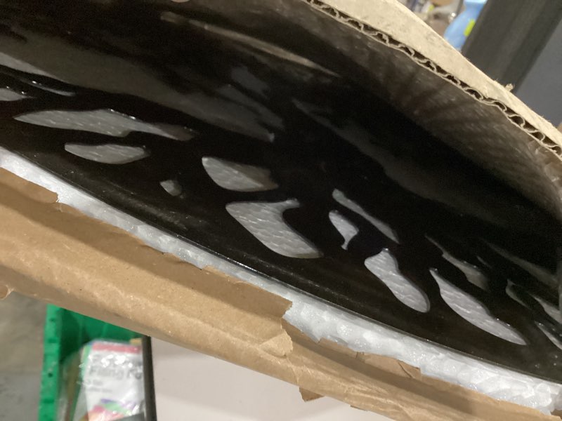 Condition photo showing As Is for MetalArtWallDecor Large 36-Inch Tree of Life Metal Wall Art – Laser-Cut Decorative Piece with Vibrant Heat Color Finish for Stunning Home Decor