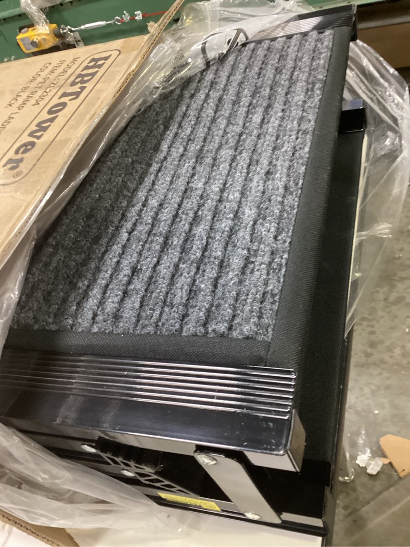 Condition photo showing Good Condition for HBTower 63" Long & 17.3" Wide Folding Dog Ramp for Car, SUV & Truck – Portable Pet Ramp with Non-Slip Surface, Extra Wide Steps for Large Dogs Up to 250LBS 63" L x 17.3" W