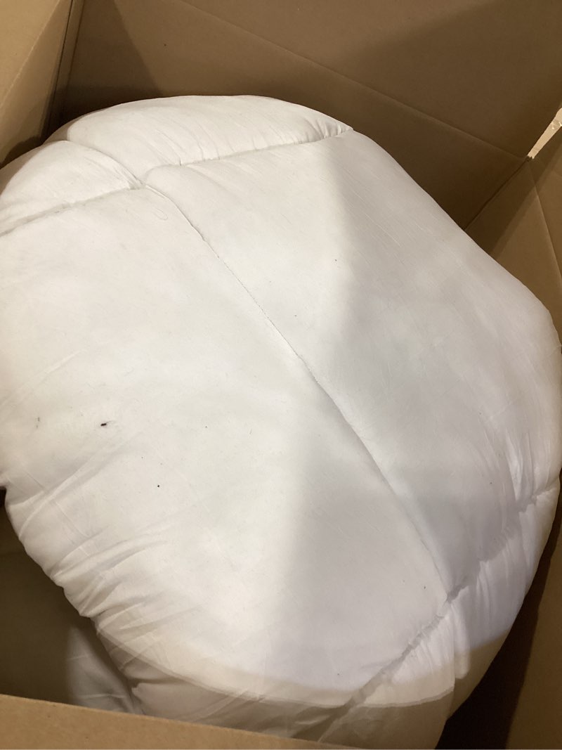 Condition photo showing Good Condition for QUEEN ROSE Mattress Topper Queen, Extra Soft Pillow Top Mattress Topper Queen for Firm Bed, Thick Baffle Box Cooling Cloud-Like Down Alternative Filled, Back Pain Relief, White Queen Essential - White