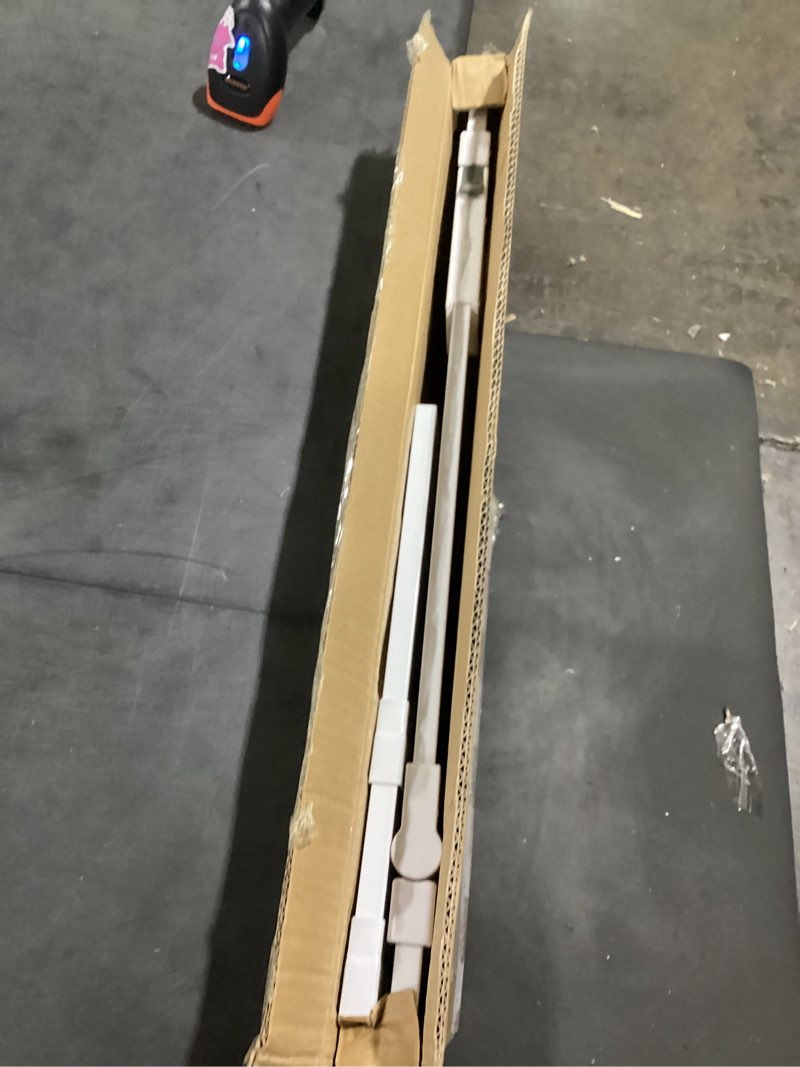 Condition photo showing Good Condition for mom's choice-grownsy baby gate for stairs, 29.5"-48.4" pressure mounted baby gate for top of stair&doorway with v-shaped rods, anti-trip pedal, extra wide stairs dog gate easy install w/red reminder white 29"-48"*30"