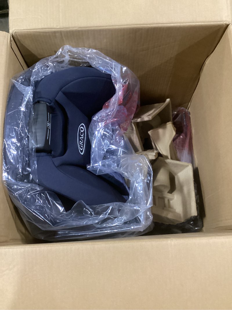 Condition photo showing Good Condition for Graco Slimfit 3-in-1 Convertible Car Seat, Ultra-Space-Saving Design, Silas, Suitable for Rear and Forward-Facing, Highback Booster Seat with 10-Position Headrest SlimFit Silas