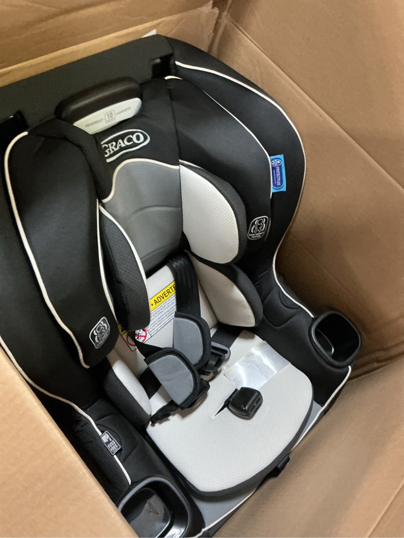 Condition photo showing Good Condition for graco extend2fit convertible baby car seat, rear and forward facing, adjustable extension panel for extra legroom, gotham 2-in-1 gotham 2.0