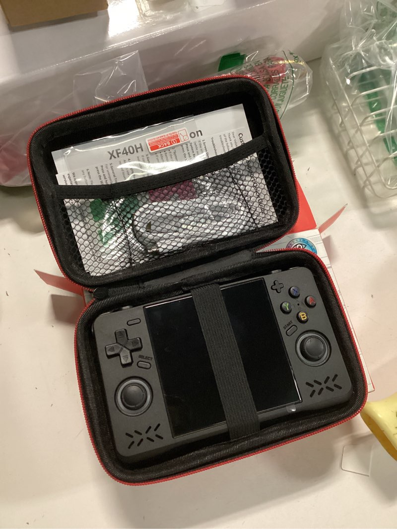 Condition photo showing Good Condition for Upgraded XF40H Handheld Game Console, Retro Gaming Console Preloaded Classic Games with Multiple Emulators, 4.0 Inch 4K HD IPS Screen Open Source Linux System, Pocket Video Gaming (Black-128G)