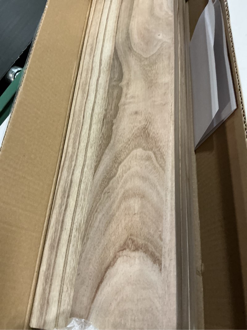 Condition photo showing Good Condition for 24 Inch Light Wood Floating Shelves for Wall Rustic Wall Shelf for Bedroom Living Room Set of 4 24Incn Light Wood