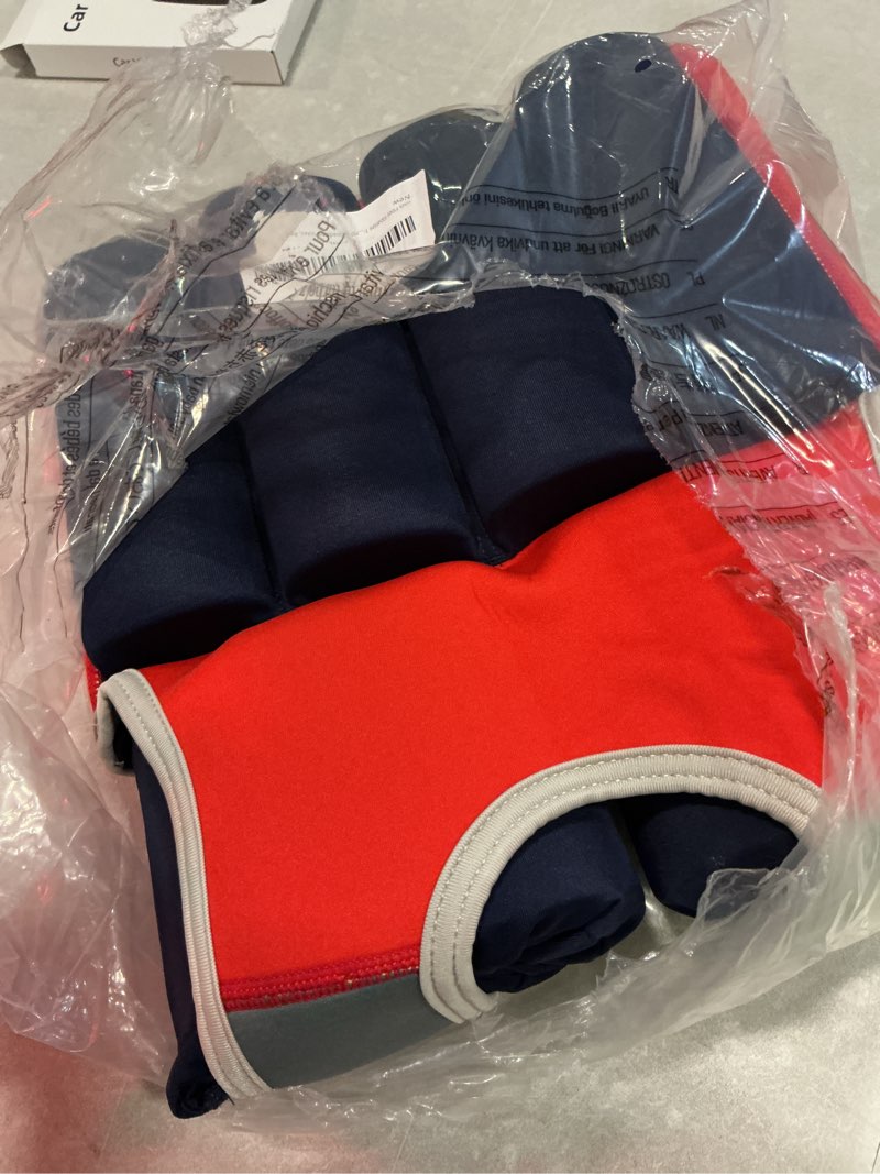 Condition photo showing Good Condition for kids pool floaties 1-2-3-5-7-9 years old, toddler swim vest 20-30-50-70 pounds, comfortable extended wear kids float jacket with crotch strap, bright & colorful design and unpadded sides for comfort