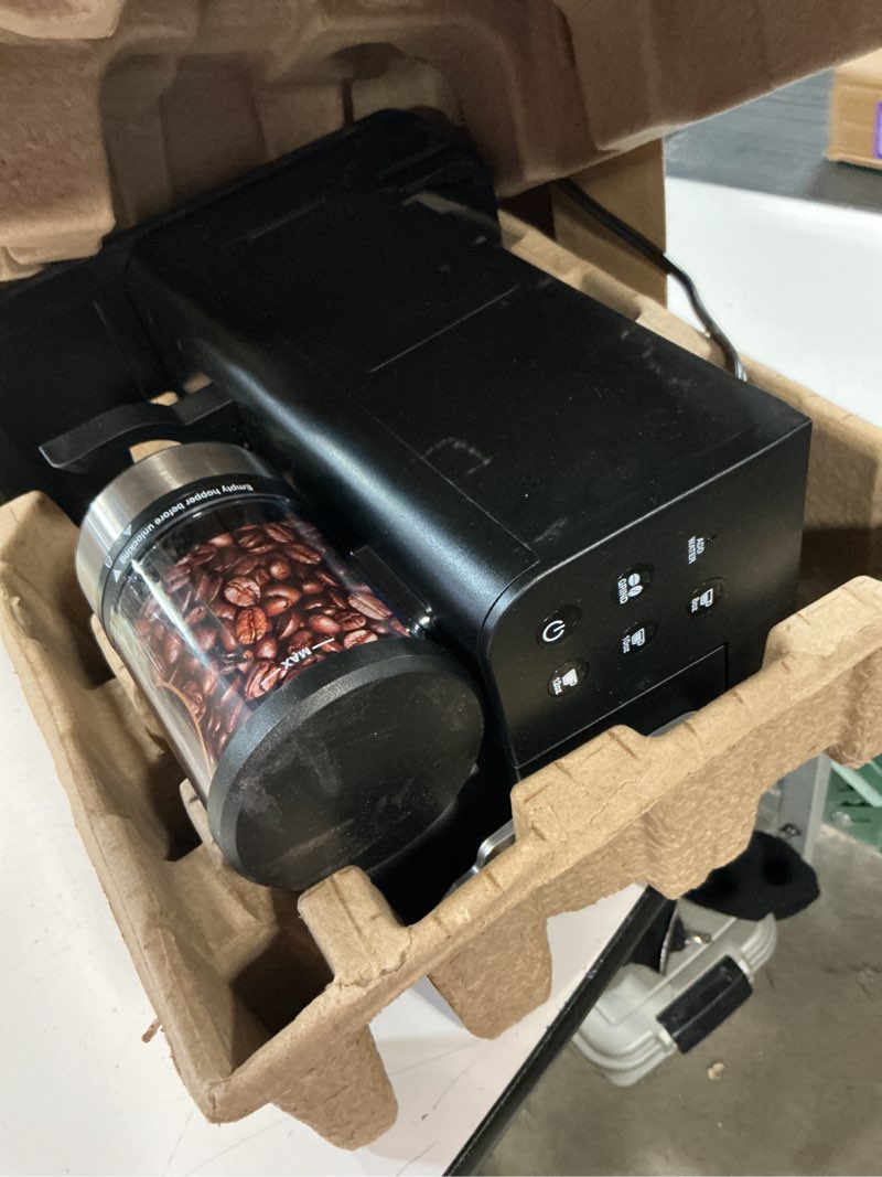 Condition photo showing As Is for Cuisinart DGB-2 Single Serve Coffee Maker + Coffee Grinder Black (Renewed)