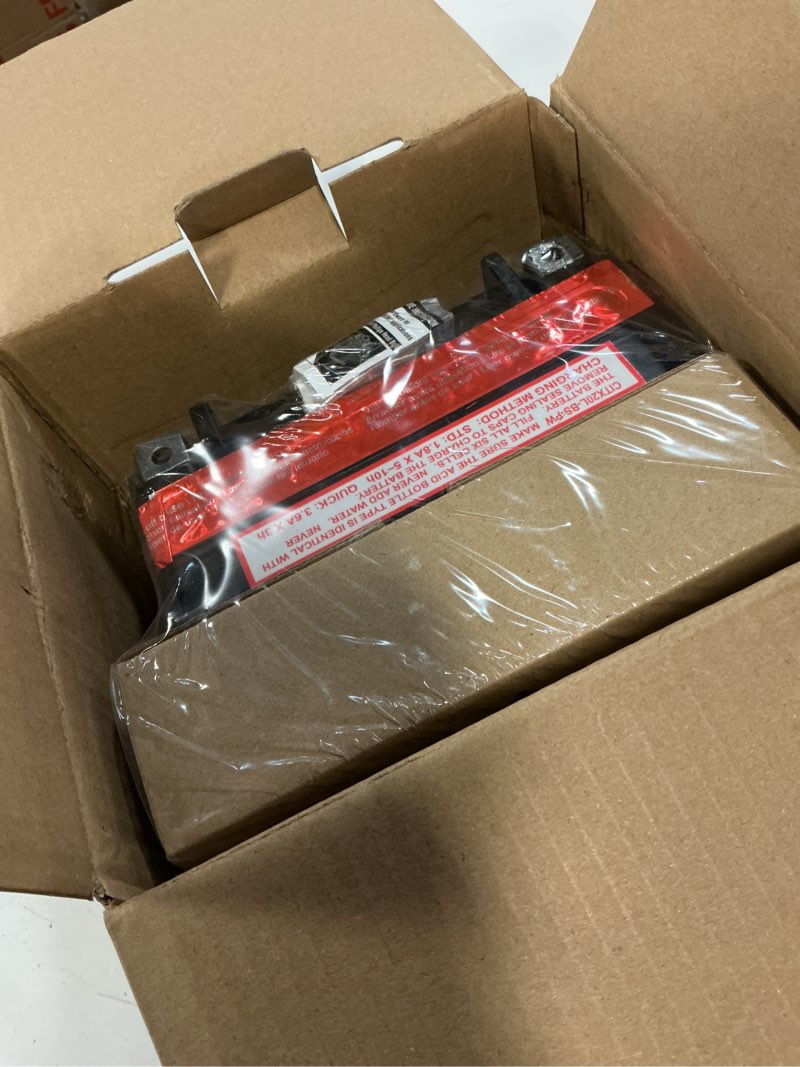 Condition photo showing New/Like New for interstate batteries ytx20hl-bs 12v 18ah powersports battery 270cca high-performance agm rechargeable replacement for motorcycles, atvs, utvs, jet skis, snowmobiles (citx20l-bs-pw)