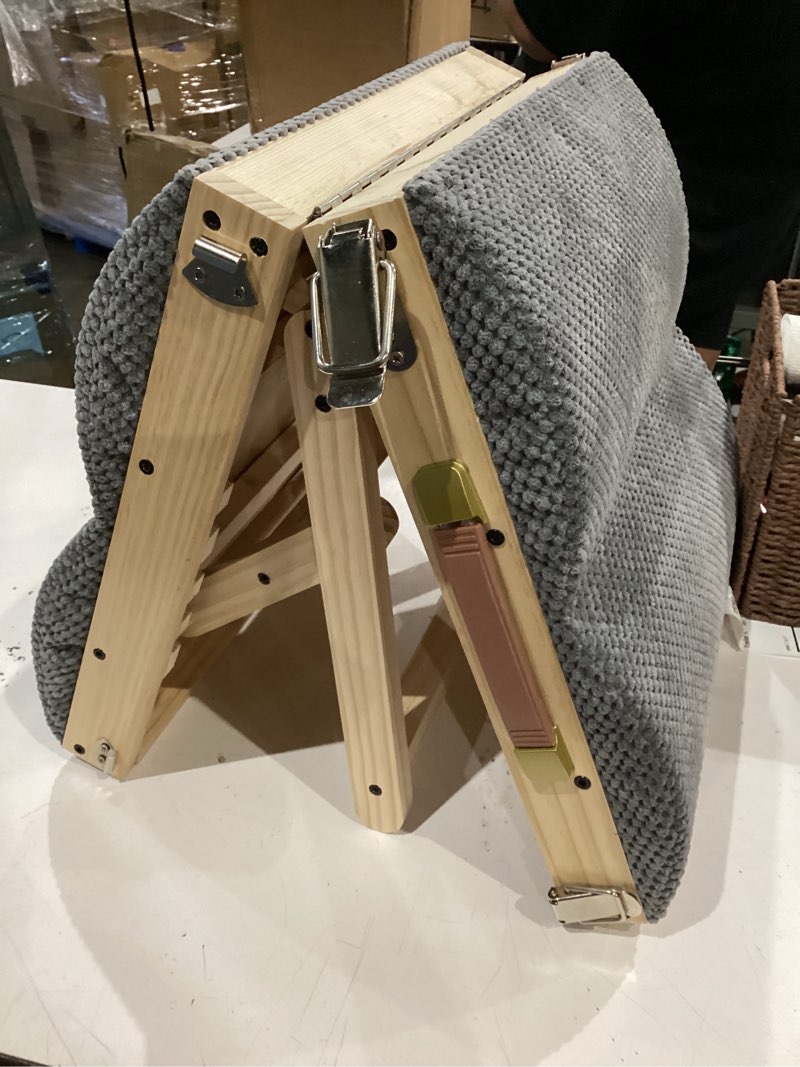 Condition photo showing As Is for veehoo pet folding steps