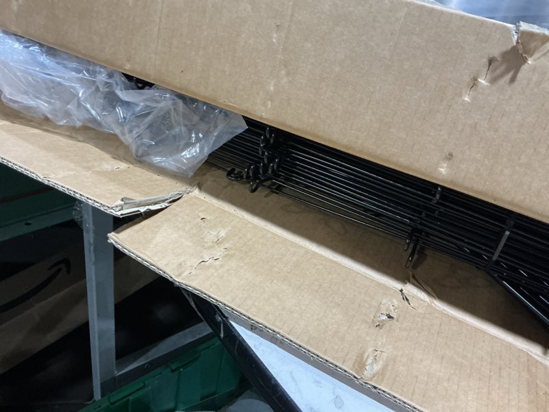 Condition photo showing New/Like New for 15 panels no dig decorative outdoor garden fence with gate for yard, 32 in(h) x 35.4 ft(l) animal barrier fencing rustproof metal wire panel border for dog, rabbits, and patio temporary ground stakes 15 panels-32 in(h) x 35.4 ft(l) with gate