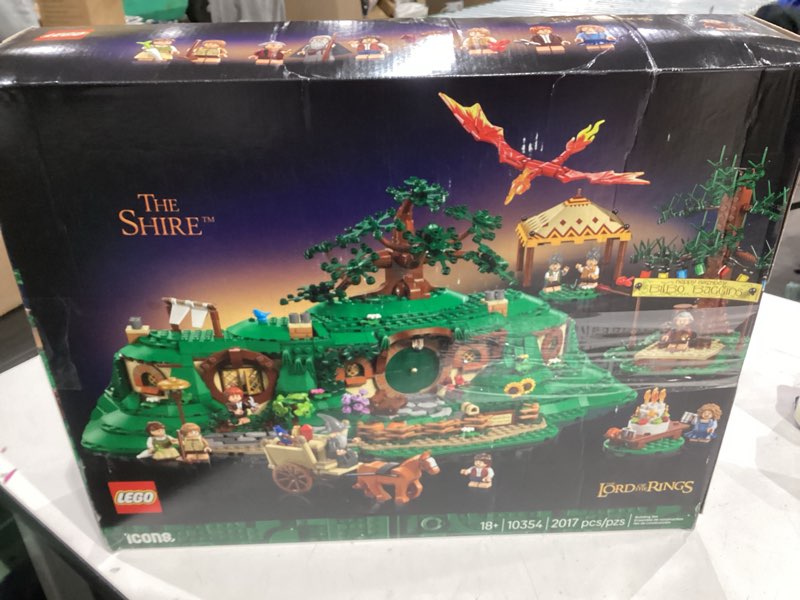 Condition photo showing Good Condition for LEGO Icons The Lord of The Rings: The Shire Building Set - Room Decor for Men and Women, Ages 18+ - 
