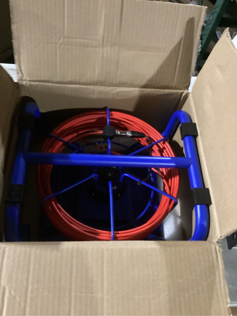 Condition photo showing Good Condition for ESANHAO Sewer Camera 100ft, Self Leveling Pipe Camera, Distance Counter Inspection Camera, 4500mAh B