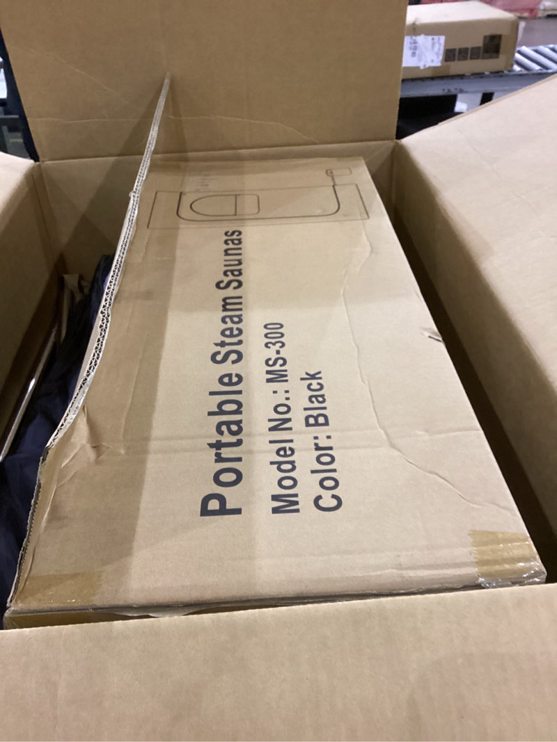 Condition photo showing As Is for Portable steam saunas