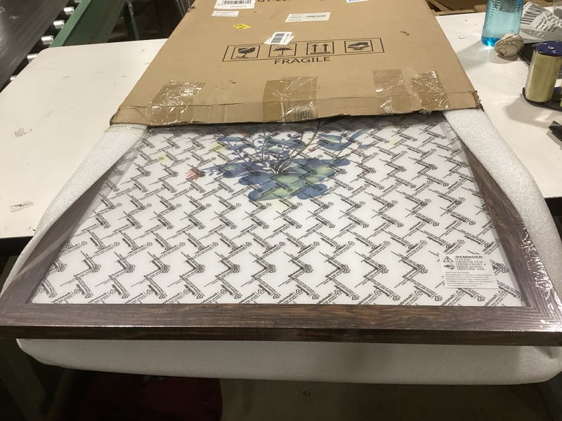 Condition photo showing New/Like New for BESCRCL 20x30 Picture Frame Brown, Poster Frames Wall Hanging, Display Pictures 20 x 30 without Mat, 1 Pack Brown 20x30