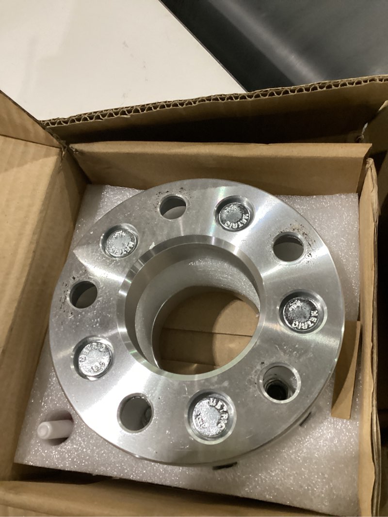 Condition photo showing New/Like New for eccpp 4pcs 5 lug wheel adapters 1" change bolt pattern from 5x4.75 to 5x4.5 fit for chevrolet blazer 1987-2005| for chevrolet camaro 1982-2002| for chevrolet corvette 1984-2019 4pcs silver