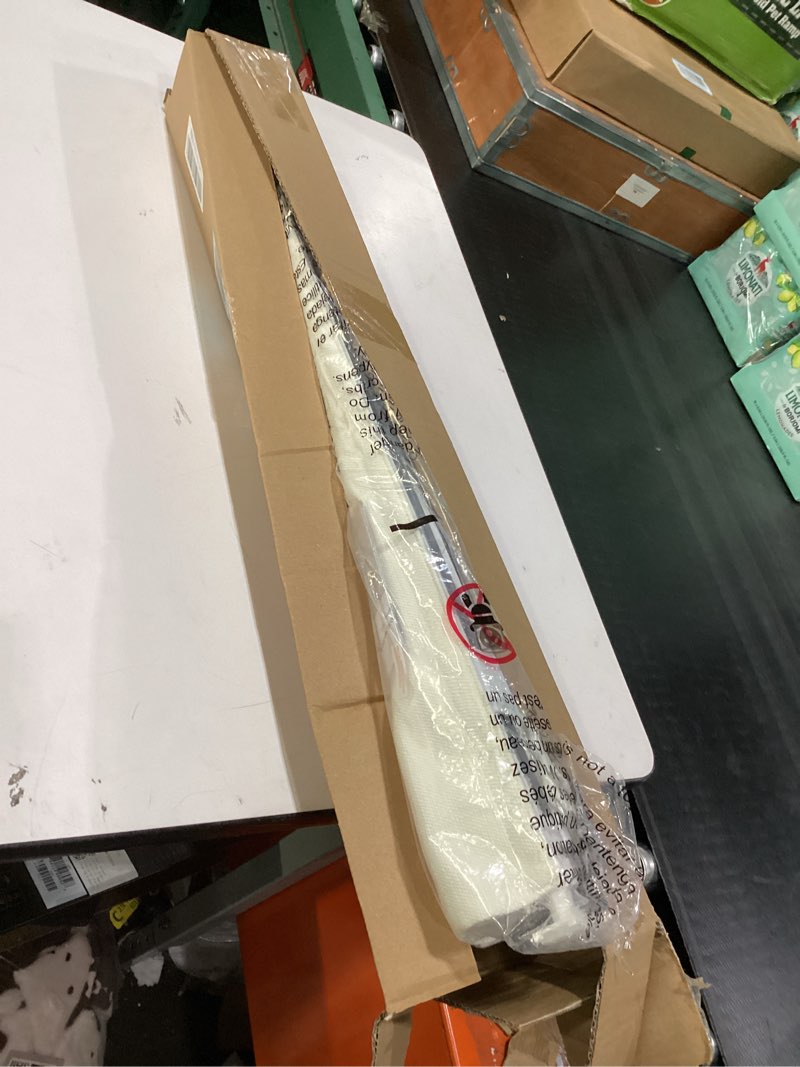 Condition photo showing Good Condition for lazblinds no drill roman shades for windows, cordless light filtering window shades with uv protection, polyester fabric for bedroom & living room, 28" w x 64" h, off white light filtering - off white 28"w x 64"h