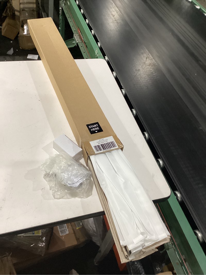 Condition photo showing Good Condition for chicology roman shades for windows , window treatments , roman shades , roman window shades , room darkening shades , window shades , 29"w x 64"h , belgian flax (privacy & light filtering) belgian flax (privacy & light filtering) 29"w x 64"h