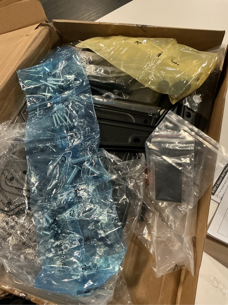 Condition photo showing As Is for mounting dream long arm tv wall mount for most 26-65 inch tvs, 30 inch long extension tv mount swivel and tilt, full motion wall mount tv bracket fit max vesa 400x400mm,up to 99 lbs, md2286-m long arm for 26"-65" tv