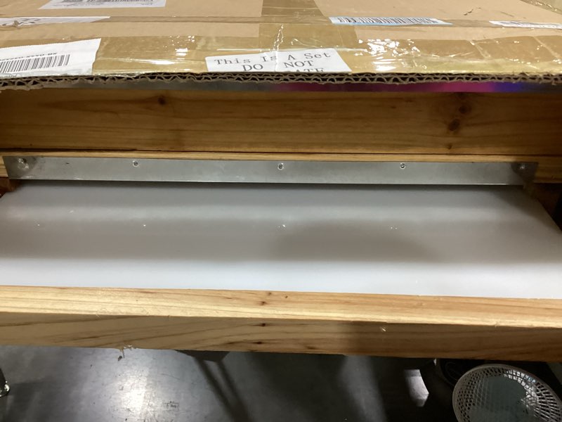 Condition photo showing Good Condition for 1 set beehive parts kit for 10 frame bee hive, includes telescoping top cover, inner cover, hive screened bottom board, entrance reducer, beekeeping supplies dipped in beeswax