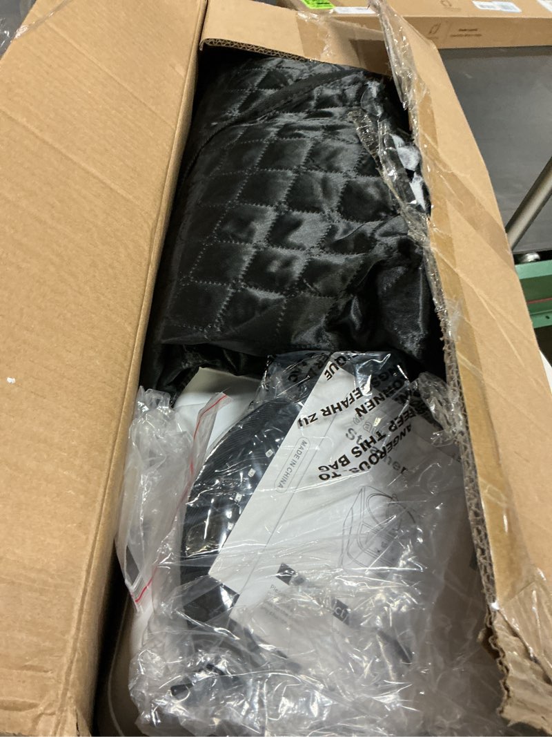 Condition photo showing As Is for Infrared Sauna & Steam Sauna Box for Home, Portable Personal Sauna with Transparent Door, Powerful Steam Heating, Foldable Indoor Sauna for Relaxation, Detox & Muscle Recovery ( Red Light, Black) Single Rectangular – Red Light Black