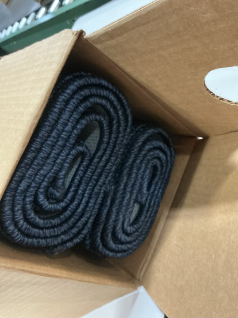Condition photo showing New/Like New for nautica – runner rug 2 piece set | indoor runners for hallways and entry rugs| non-skid entry and kitchen door mat| machine washable carpet rugs | 2'2" x 3'9" and 2'2" x 5' | trellis denim trellis denim 2'2"x3'9"/2'2"x5'