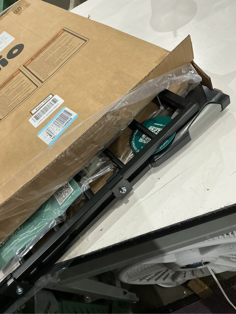 Condition photo showing Good Condition for babelio no bottom bar baby gate, 28" h x 26-43" w, black | easy install| one-handed opening| auto-close| drill needed indoor safety dog/pet gate for stairs, hallways & doorways black 28" h, 26-43" w-standard