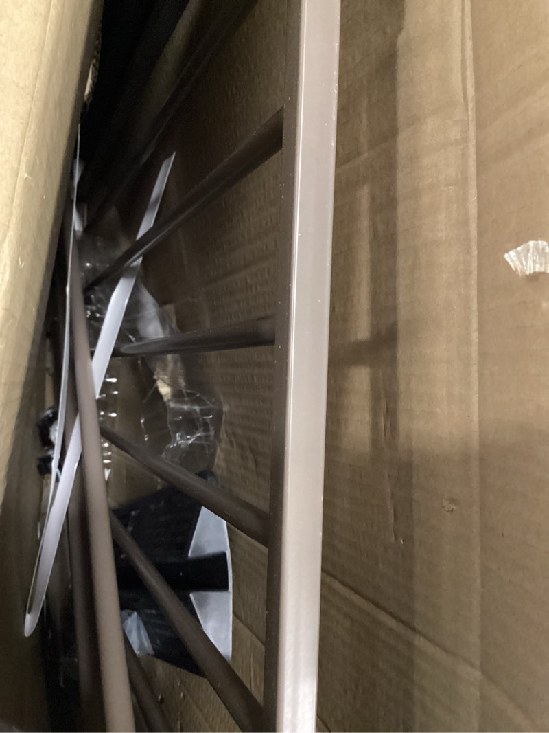 Condition photo showing Good Condition for Cumbor 29.7-40.6" Baby Gate for Stairs, Mom's Choice Awards Winner-Dog Gate for Doorways, Pressure Mounted Auto-Close Pet Gates for Dogs Indoor, Safety Child Gate with Easy Walk Thru Door, Brown Brown 29.7-40.6"W x 30.5"H