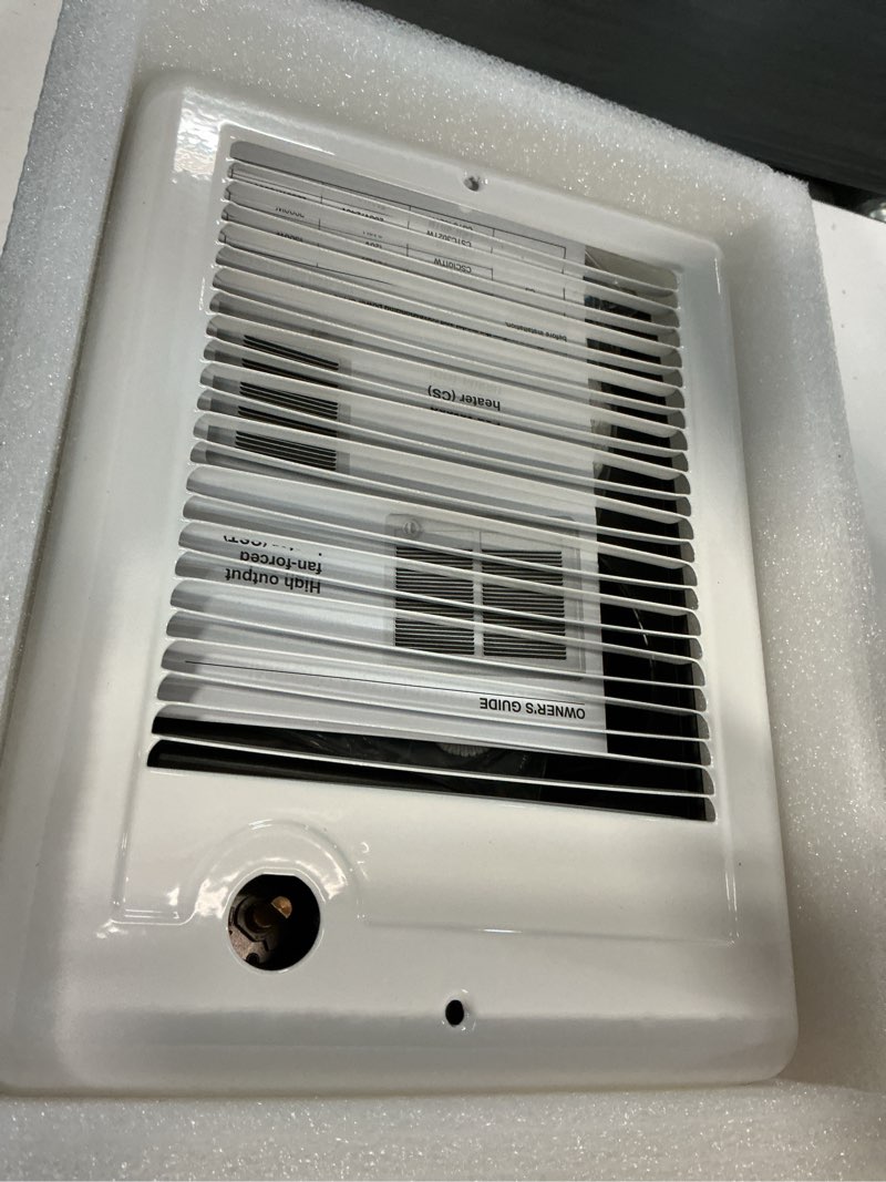 Condition photo showing Good Condition for euluese csc202tw electric wall heater complete unit with thermostat, 6825 btu, 240 volt, 2000 watt, fast heating, quiet, white