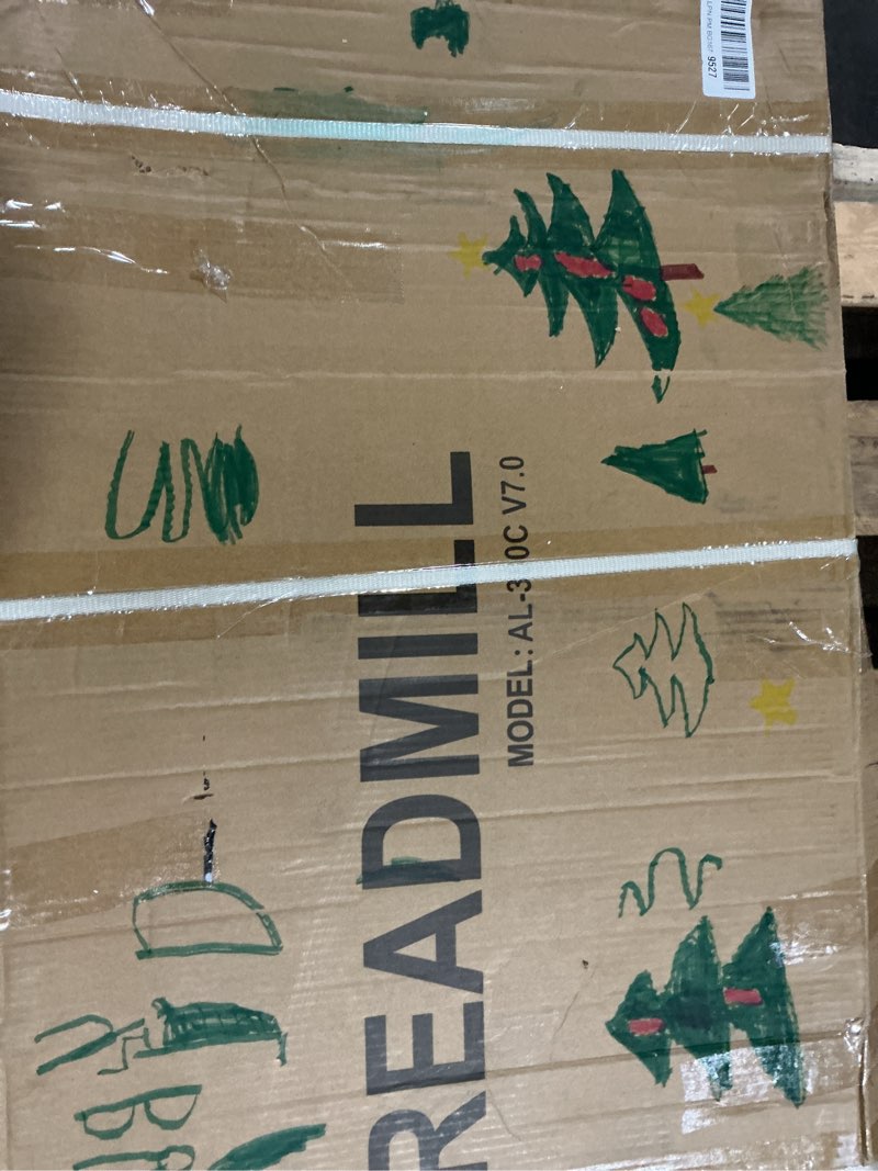 Condition photo showing Good Condition for Treadmill with Handles, 2025 Upgraded Small Treadmills Home, Portable Electric Treadmills for Home 300 lbs Capacity,Walking Pad Treadmill,Lightweight Folding Foldable Walking Pad with LED Display Black