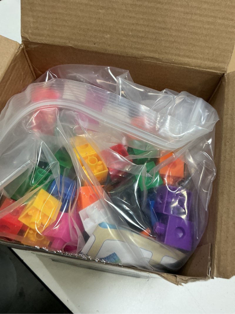 Condition photo showing Good Condition for Jenaai 300 Pcs Counting Cubes, Plastic Connecting Blocks, Colorful Math Cubes, Math Manipulatives Classroom Learning Supplies, Preschool Learning Materials, Counting Toys(Classic Style)