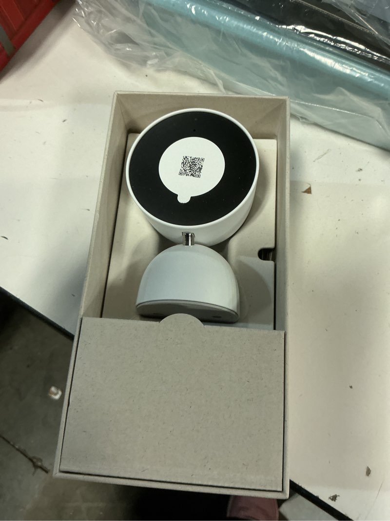 Condition photo showing item condition for Google Nest Cam Indoor (Wired, 3rd Gen) - Security Camera with 2K Video and Gemini, Night Vision, 2-Way Audio, Works with Google Home - 2025 Model - Snow