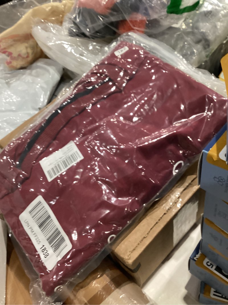 Condition photo showing New/Like New for ASTANFY Merry Christmas Sweatshirt for Women Drop Shoulder Long Sleeve Christmas Tree Pullover Lightweight Shirt XX-Large New Red