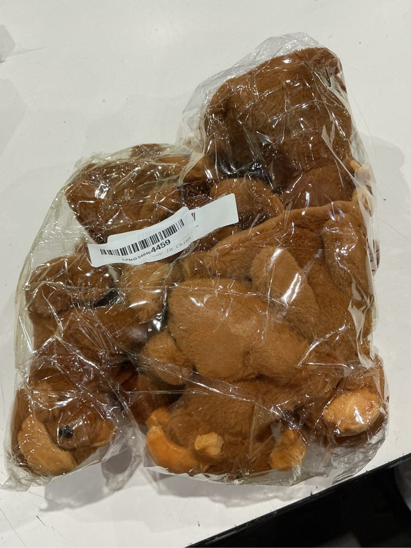 Condition photo showing Good Condition for 12 pcs highland cow stuffed animal plush toy scottish highland cow animal brown realistic cattle plushie doll gifts for stress relief christmas birthday forest grassland party favors decor