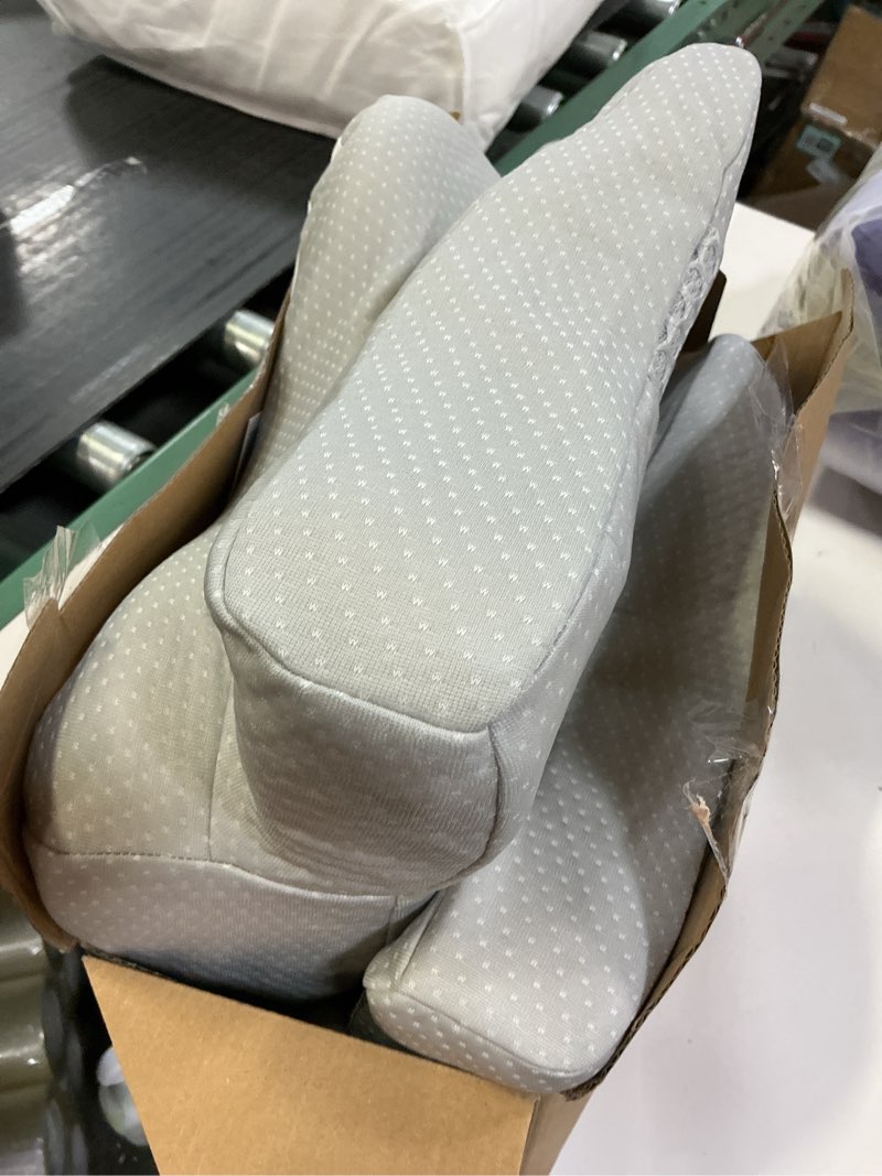 Condition photo showing Good Condition for ultra pain relief cooling pillow for neck support, adjustable cervical pillow cozy sleeping, odorless ergonomic contour memory foam pillows, orthopedic bed pillow for side back stomach sleeper grey queen