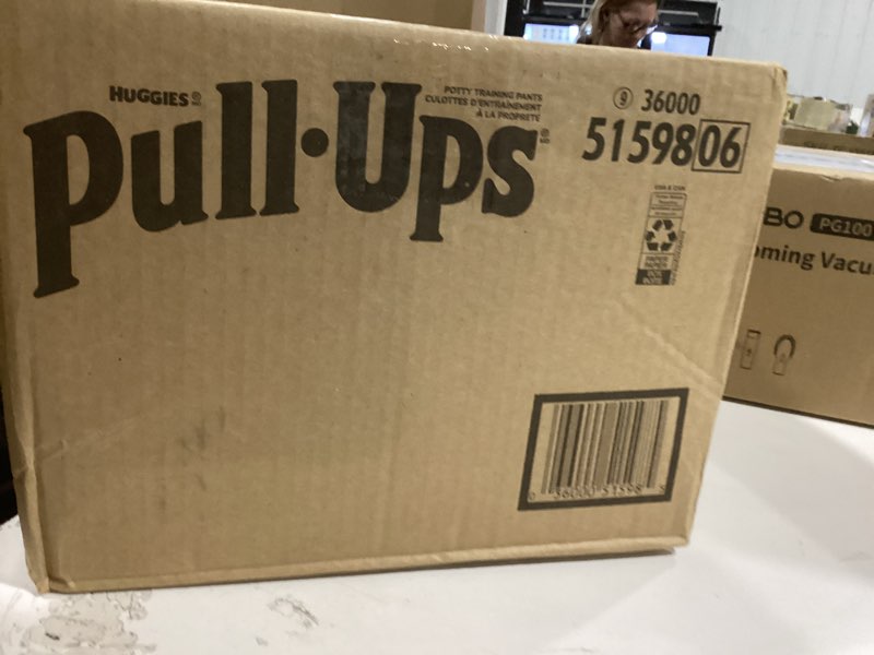 Condition photo showing New/Like New for pull-ups boys' potty training pants, size 4t-5t training underwear (38-50 lbs), 99 count (3 packs of 33), packaging may vary 4t-5t 99