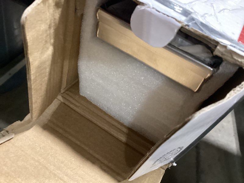 Condition photo showing Good Condition for neodrain 32-in rectangular linear shower drain with brick pattern grate, 304 stainless steel bathroom floor drain,antique copper finish,shower floor drain